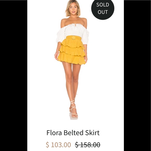 Tularosa ruffled mini skirt - Picture 3 of 11